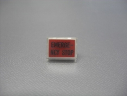 NIKON TEC 4S990-018AN/KBB00640/512 押しボタンスイッチキャップ4 (EMERGENCY STOP)